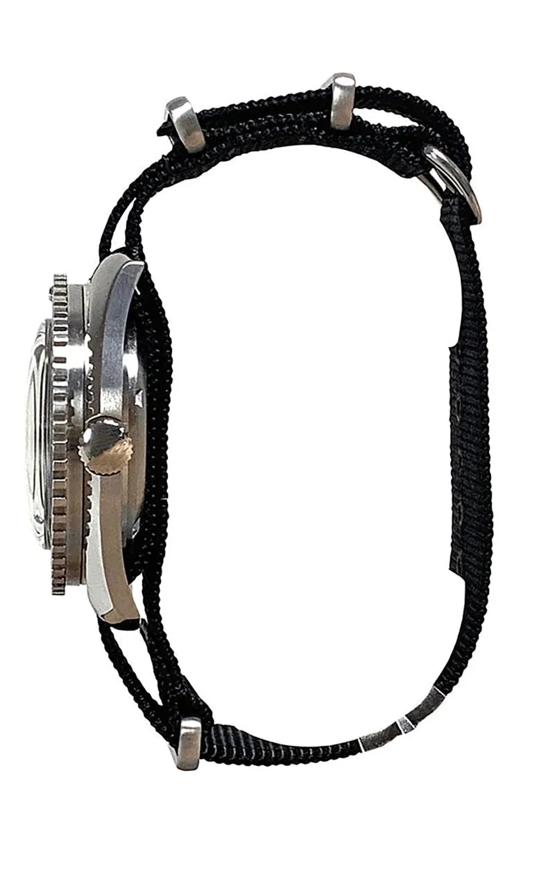 Naval Watch Company MIL-05 Automatic Royal Military Diver Watch Silver/Black sold by Cultizm product image thumbnail 4