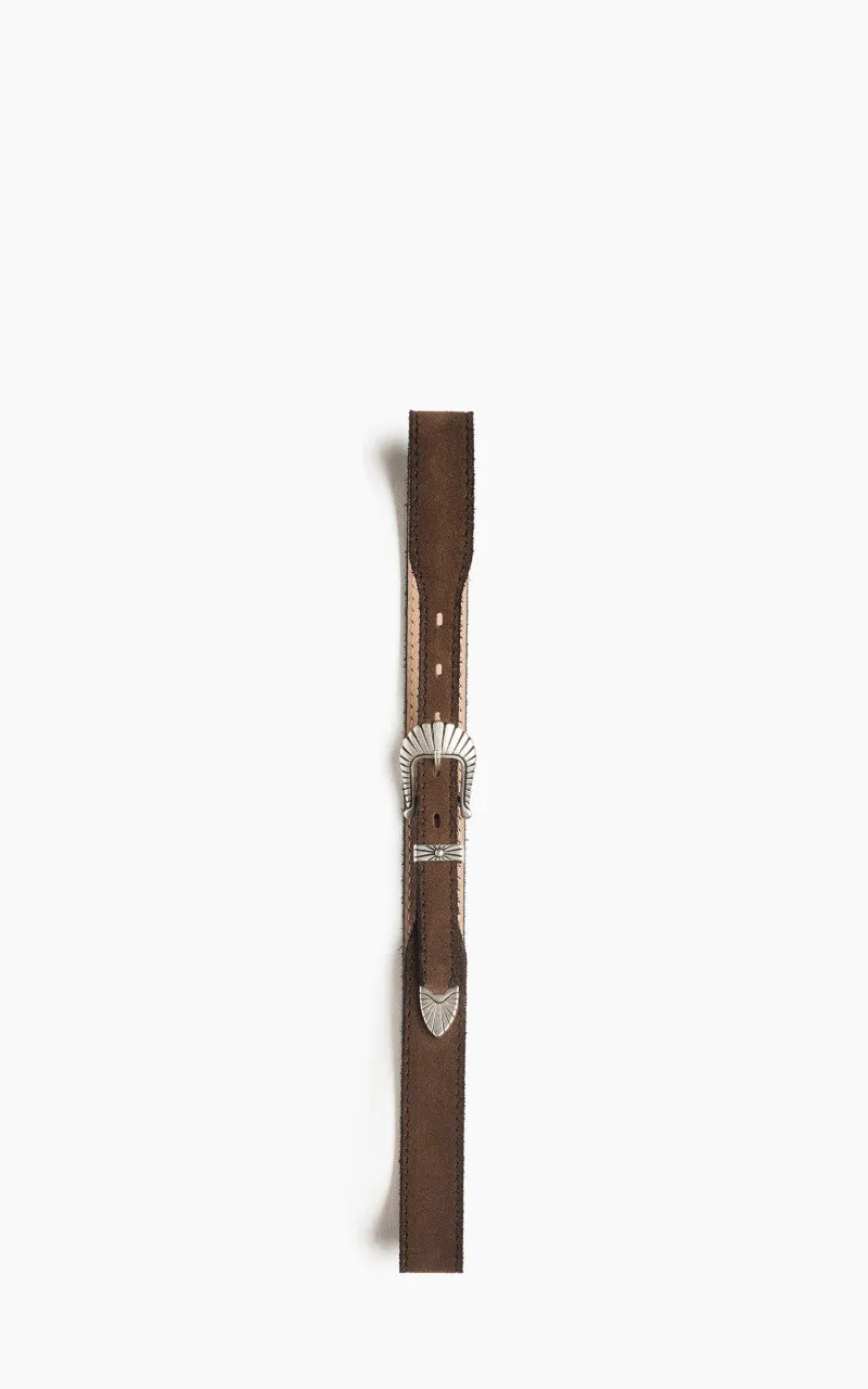 Jean Dessel Western Belt Suede Lines Less Buckle Brown sold by Cultizm product image thumbnail 2