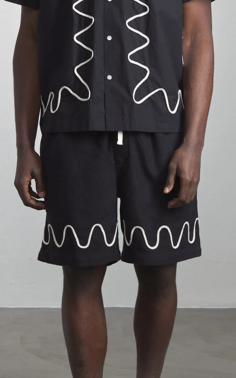 3sixteen Club Short Squiggle Black sold by Cultizm product image thumbnail 2