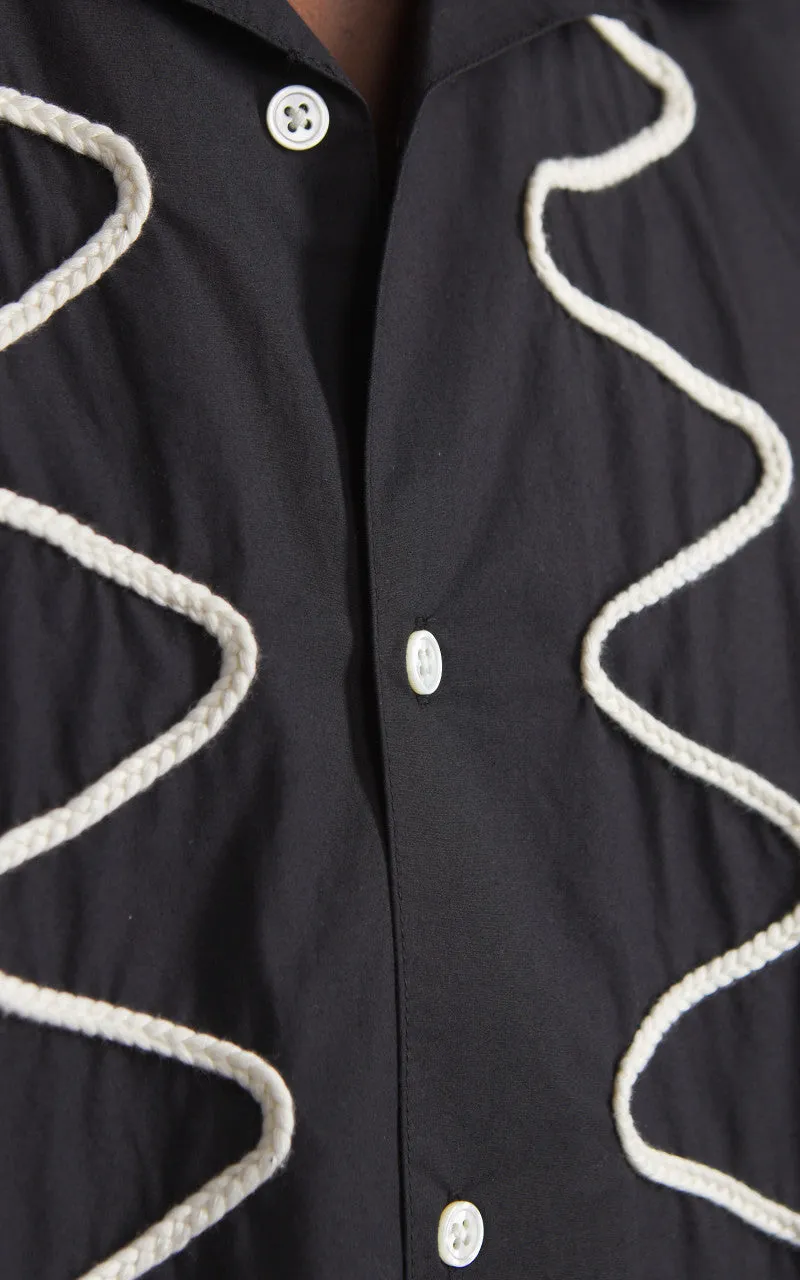 3sixteen Vacation Shirt Squiggle Black sold by Cultizm product image thumbnail 4