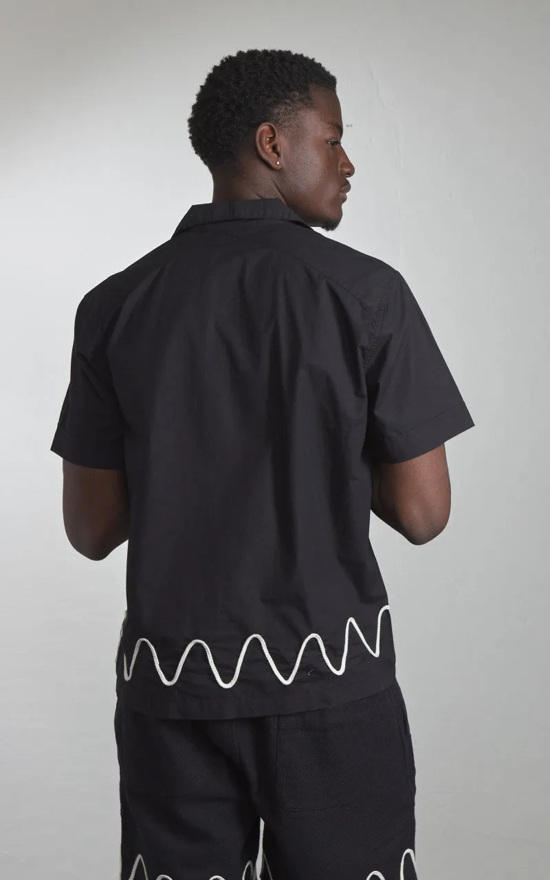 3sixteen Vacation Shirt Squiggle Black sold by Cultizm product image thumbnail 5