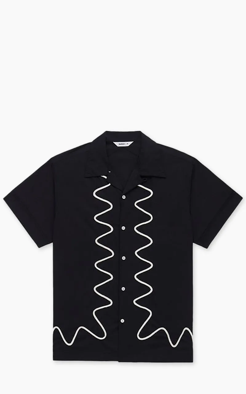 3sixteen Vacation Shirt Squiggle Black sold by Cultizm