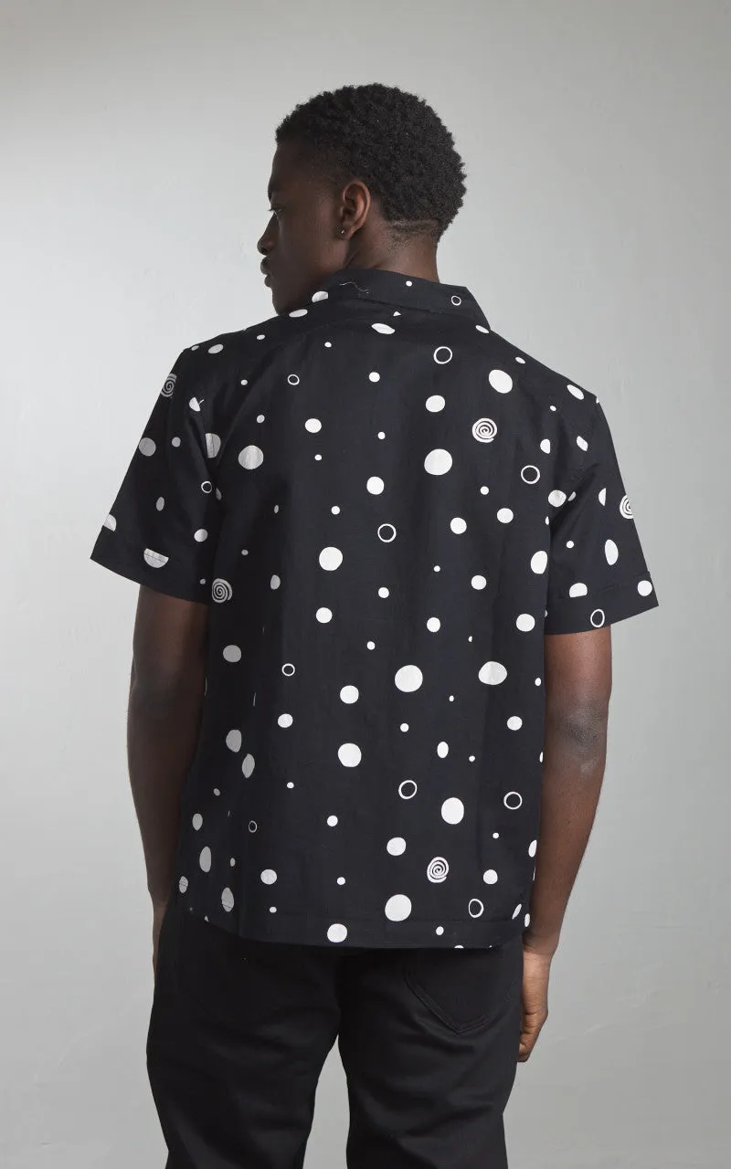 3sixteen Vacation Shirt Polka Dot Black sold by Cultizm product image thumbnail 4