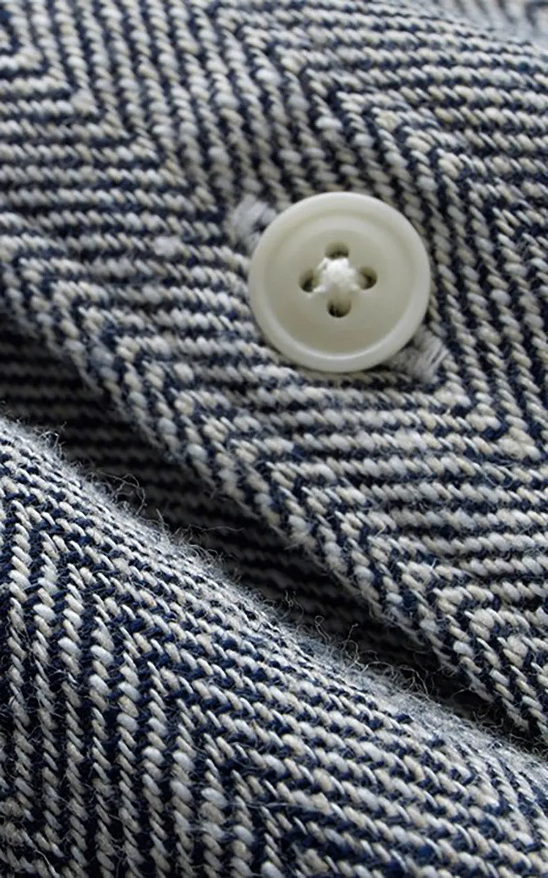 3sixteen Camp Shirt HBT Cotton/Linen Black sold by Cultizm product image thumbnail 5