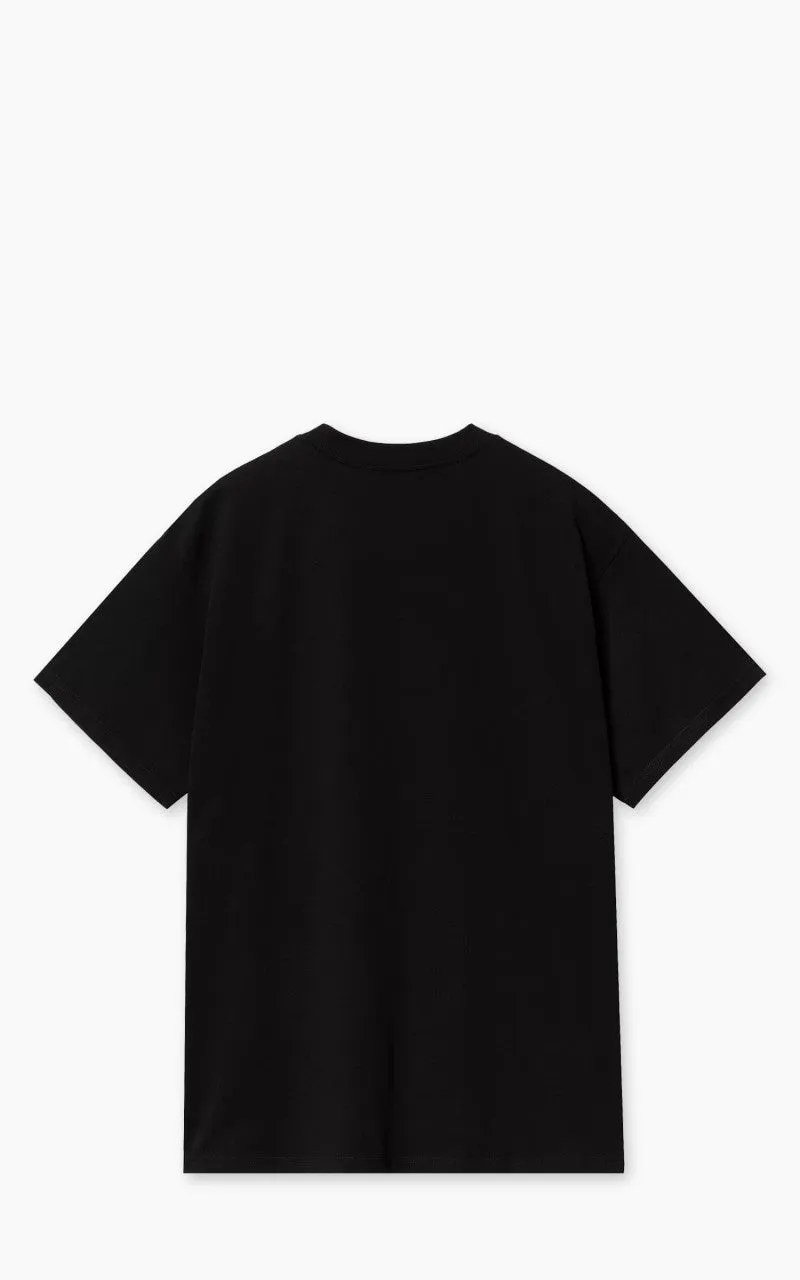 Carhartt WIP S/S Script Embroidery T-Shirt Black/White sold by Cultizm product image thumbnail 3