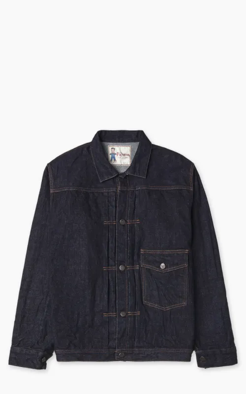 Pherrow's 400J Denim Jacket Indigo sold by Cultizm