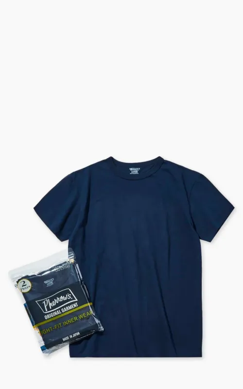 Pherrow's 2-Pack T-Shirt Navy sold by Cultizm