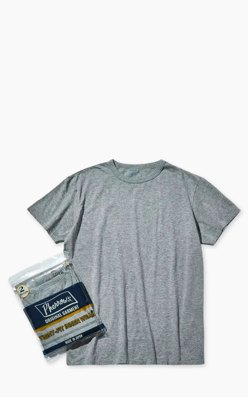 Pherrow's 2-Pack T-Shirt Grey sold by Cultizm