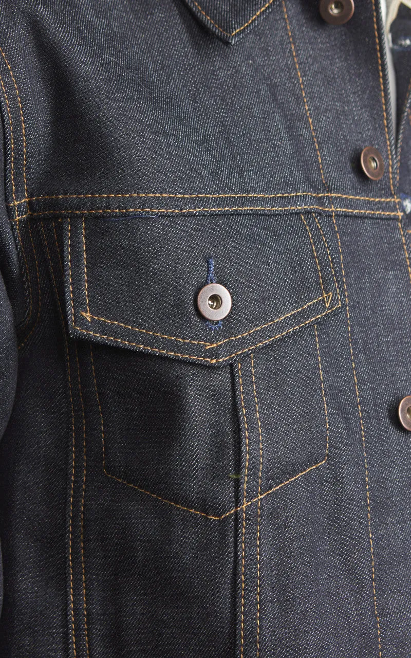 Tellason Jean Jacket Selvedge Denim Indigo 12.5oz sold by Cultizm product image thumbnail 5