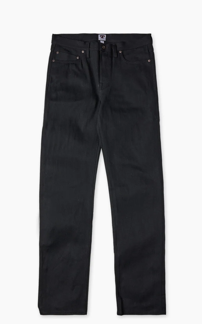 Tellason Blubaugh Kaihara Mill Selvage Unwashed Black 13.5oz sold by Cultizm
