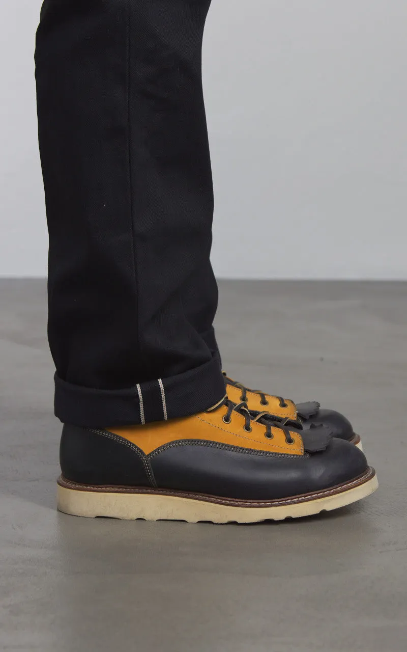 Tellason Blubaugh Kaihara Mill Selvage Unwashed Black 13.5oz sold by Cultizm product image thumbnail 4