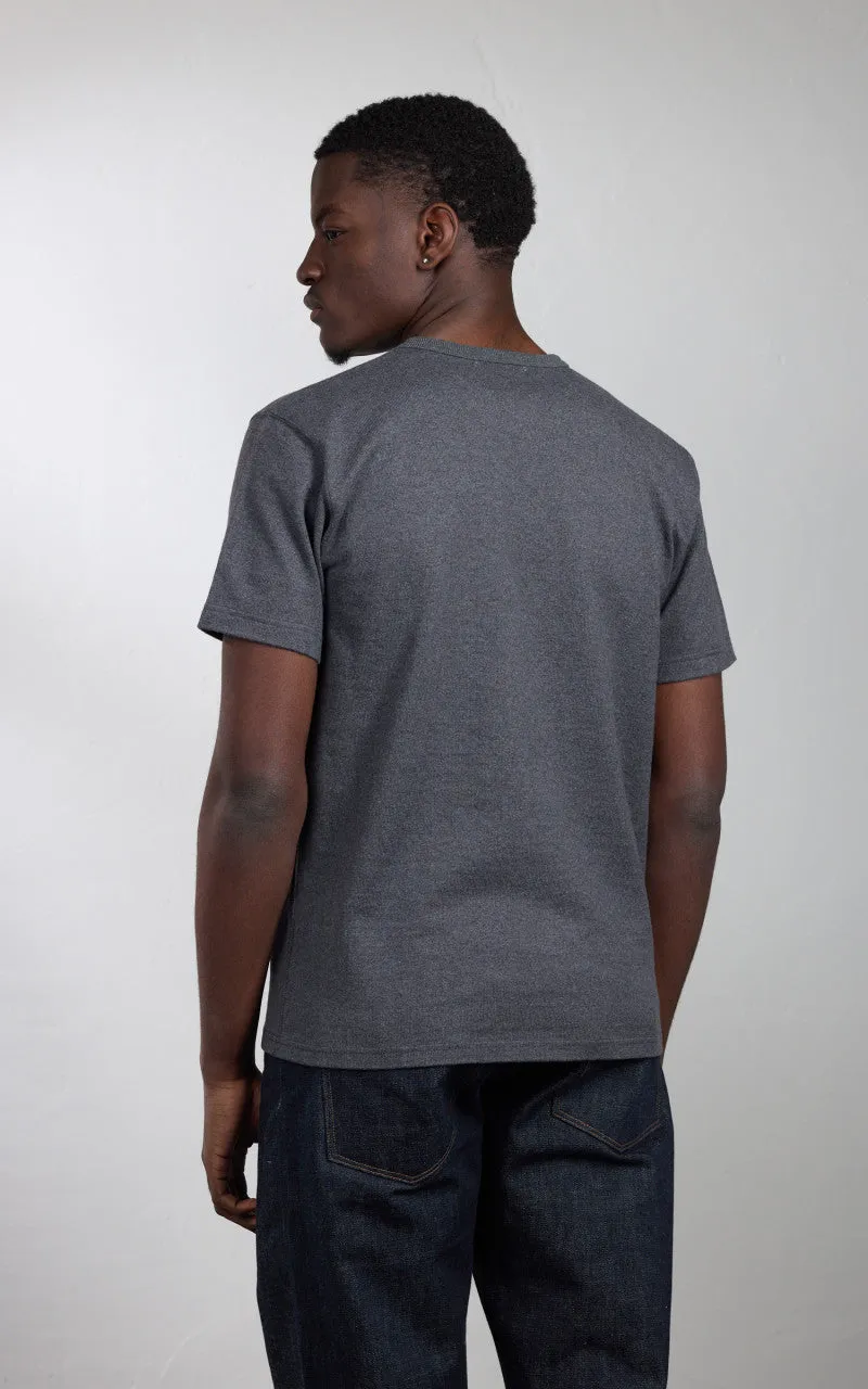 Wonder Looper Double Heavyweight Crewneck T-Shirt Charcoal sold by Cultizm product image thumbnail 4