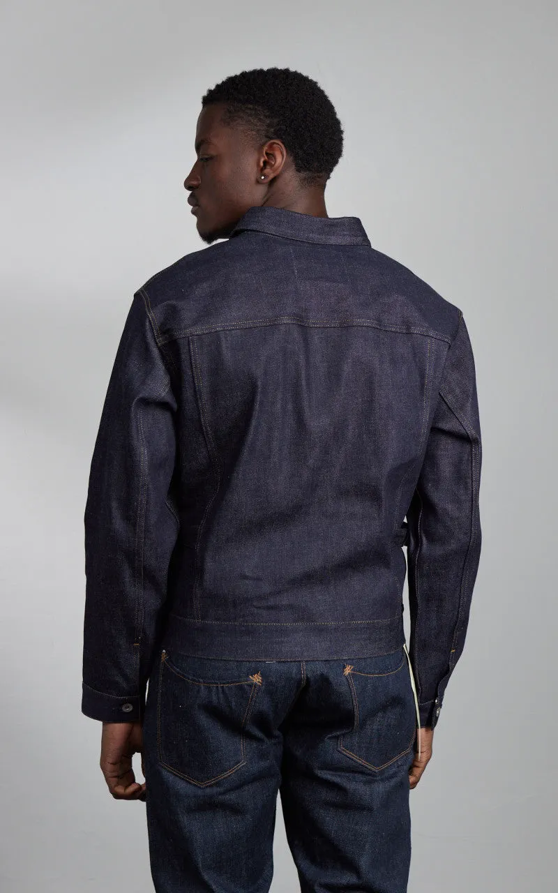 Stevenson Overall Co. Ranch Rider Denim Jacket Unwashed Indigo sold by Cultizm product image thumbnail 3