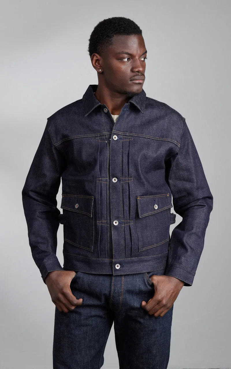 Stevenson Overall Co. Ranch Rider Denim Jacket Unwashed Indigo sold by Cultizm product image thumbnail 2