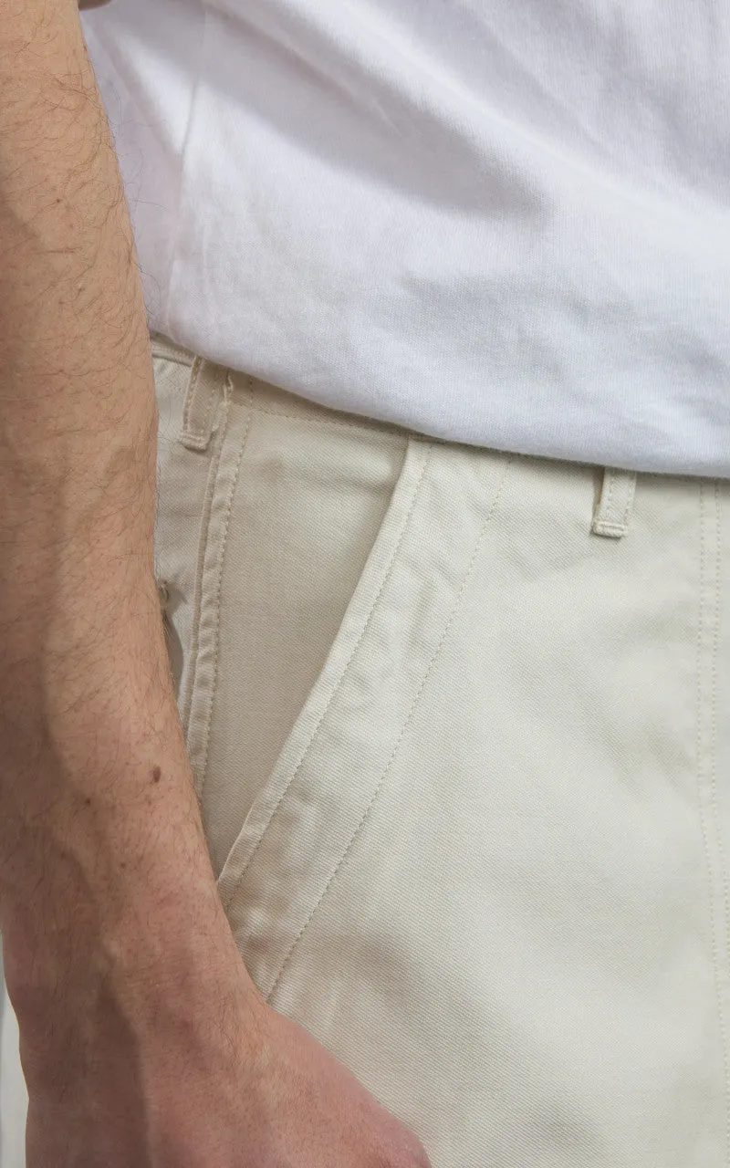 Kaptain Sunshine Baker Pants Ecru sold by Cultizm product image thumbnail 5