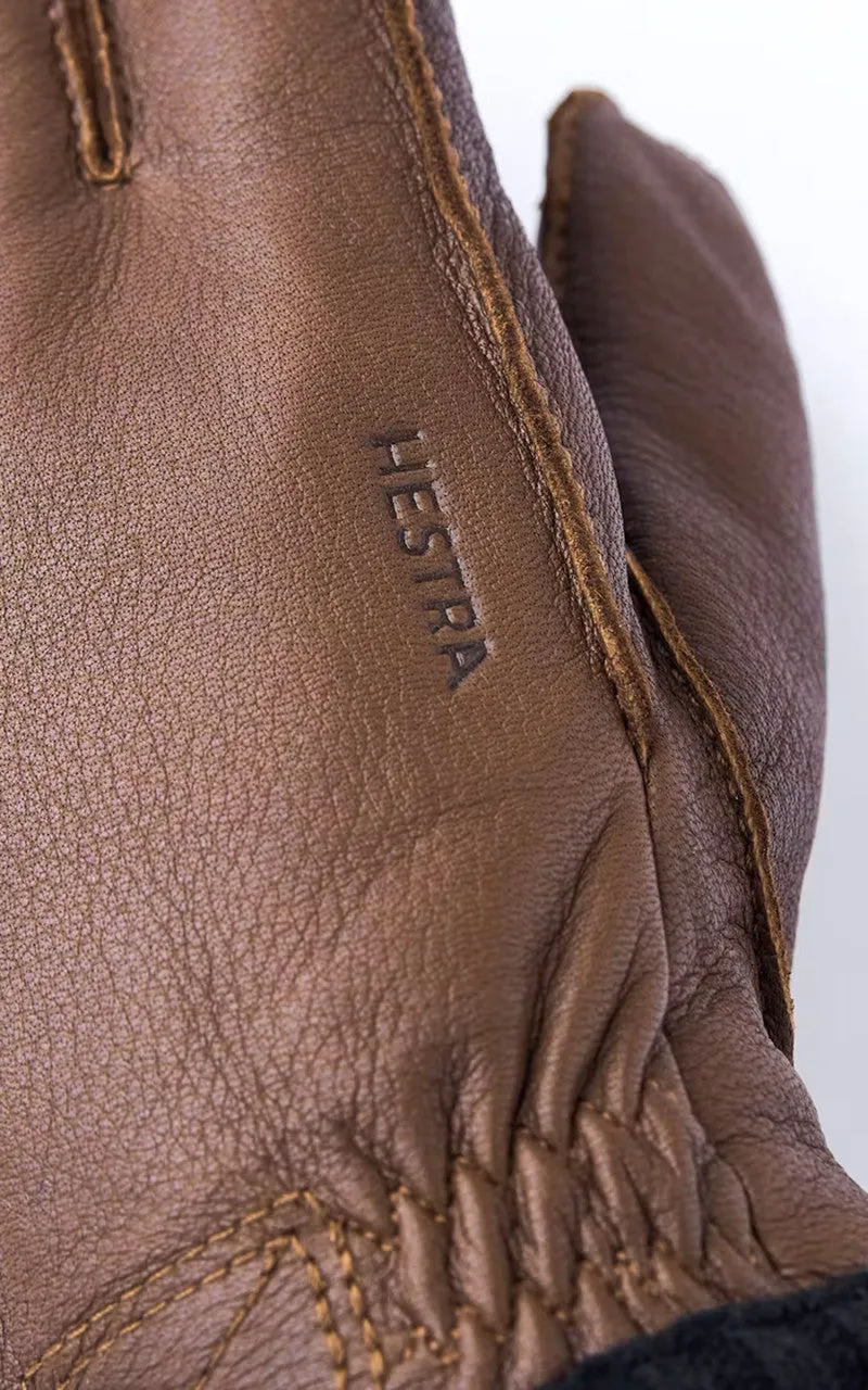 Hestra Deerskin Primaloft Rib Chocolate sold by Cultizm product image thumbnail 2