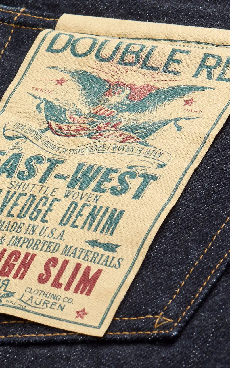 RRL High Slim East-West Selvedge Jean East/West Rinse sold by Cultizm product image thumbnail 4