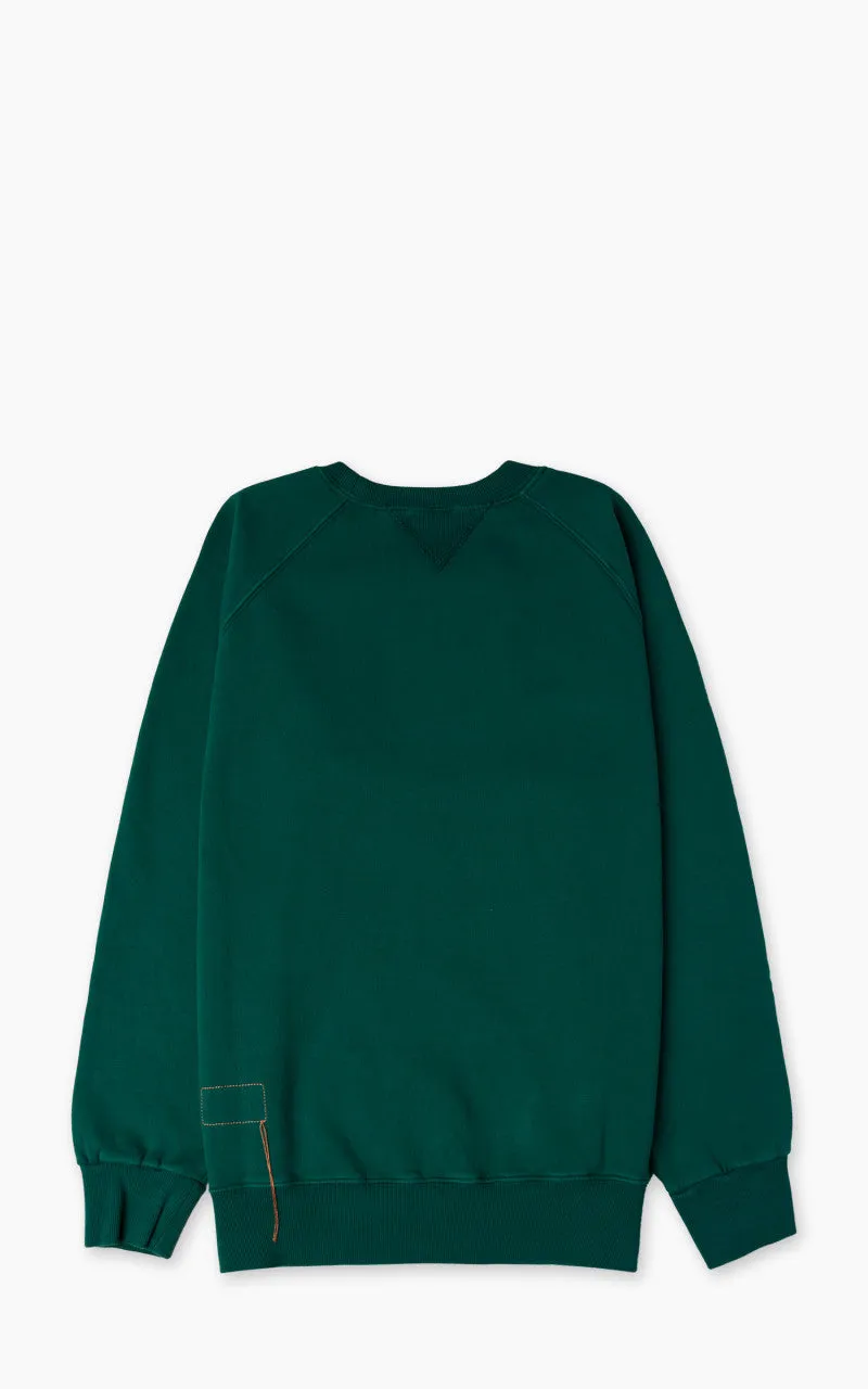 Fortela Harvard Crewneck Fleece Sweatshirt Green sold by Cultizm product image thumbnail 3