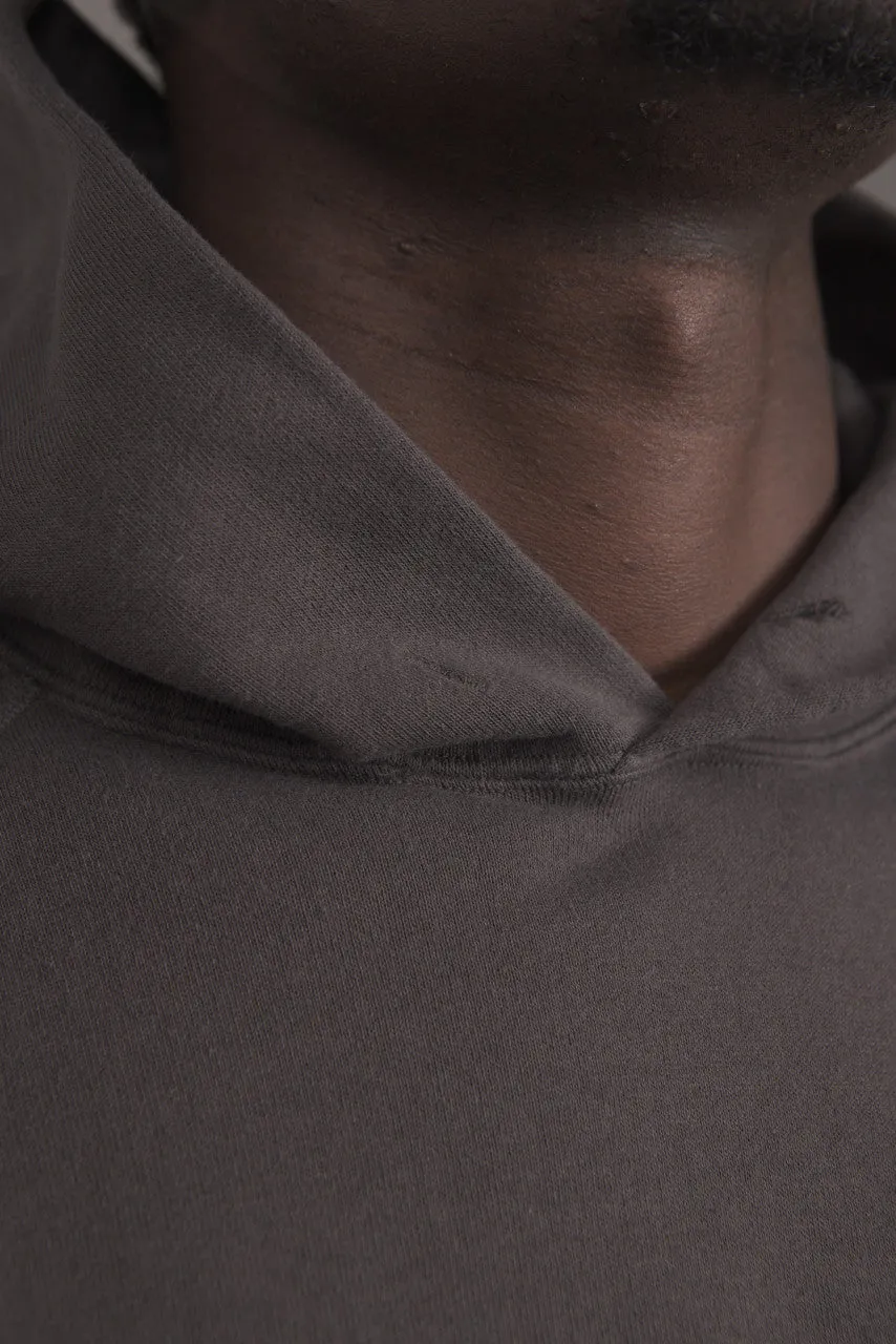 Warehouse & Co. Lot 462 No Print Hooded Sweatshirt Charcoal sold by Cultizm product image thumbnail 4