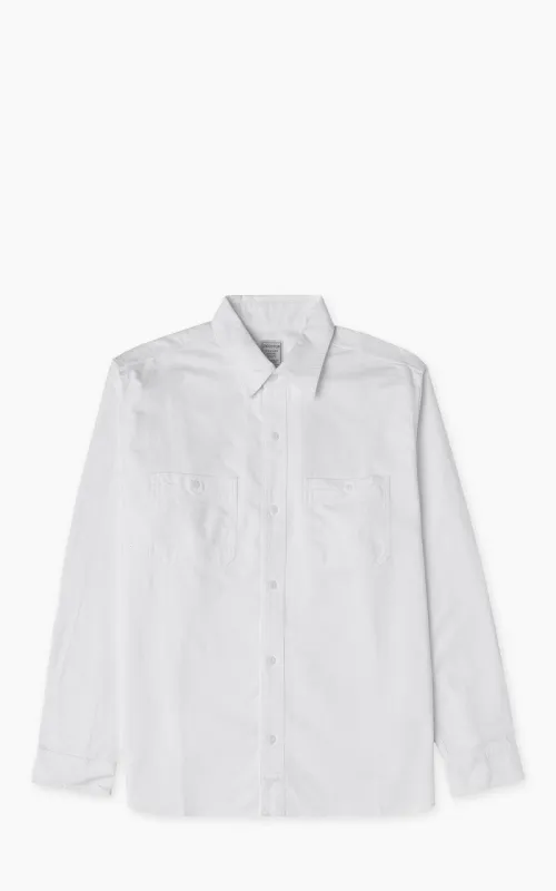 Houston Oxford Work Shirt White sold by Cultizm