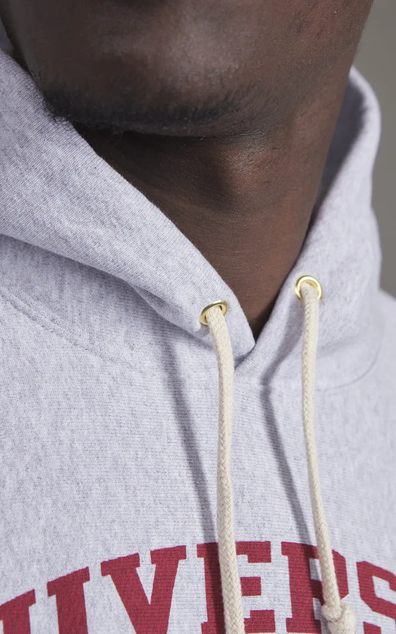 Houston U.S. Cotton R/V Hoodie Wisconsin Heather Grey sold by Cultizm product image thumbnail 5