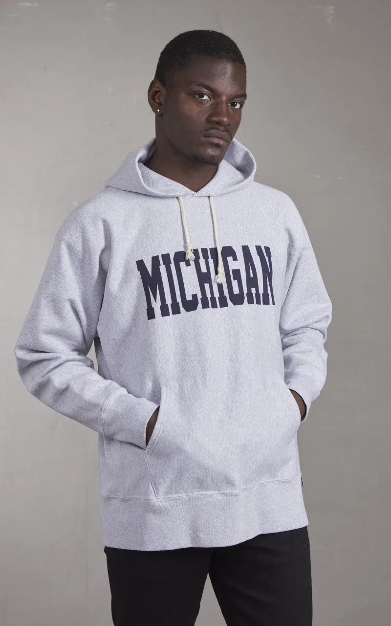 Houston U.S. Cotton R/V Hoodie Michigan Heather Grey sold by Cultizm product image thumbnail 4