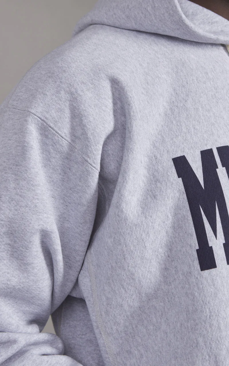 Houston U.S. Cotton R/V Hoodie Michigan Heather Grey sold by Cultizm product image thumbnail 5