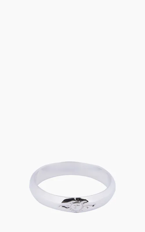 First Arrow's R-086 Semicylinrical Mark Carving Ring sold by Cultizm