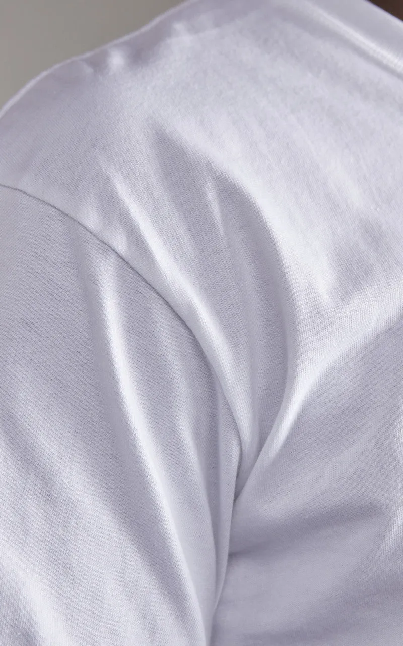 Naked & Famous Denim Circular Knit T-Shirt White sold by Cultizm product image thumbnail 4