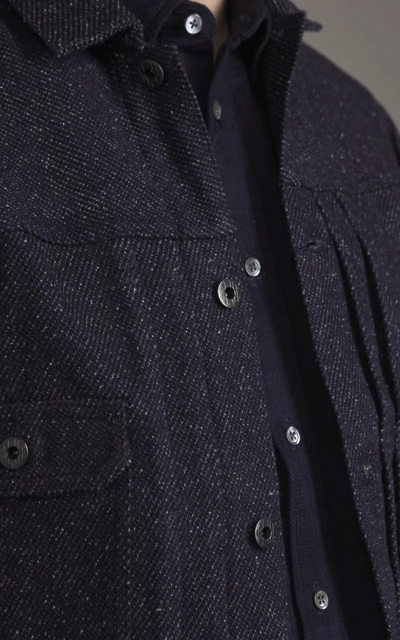 Japan Blue JBGJ1013 Type 2 Tweed Denim Jacket Dark Indigo 12oz sold by Cultizm product image thumbnail 4