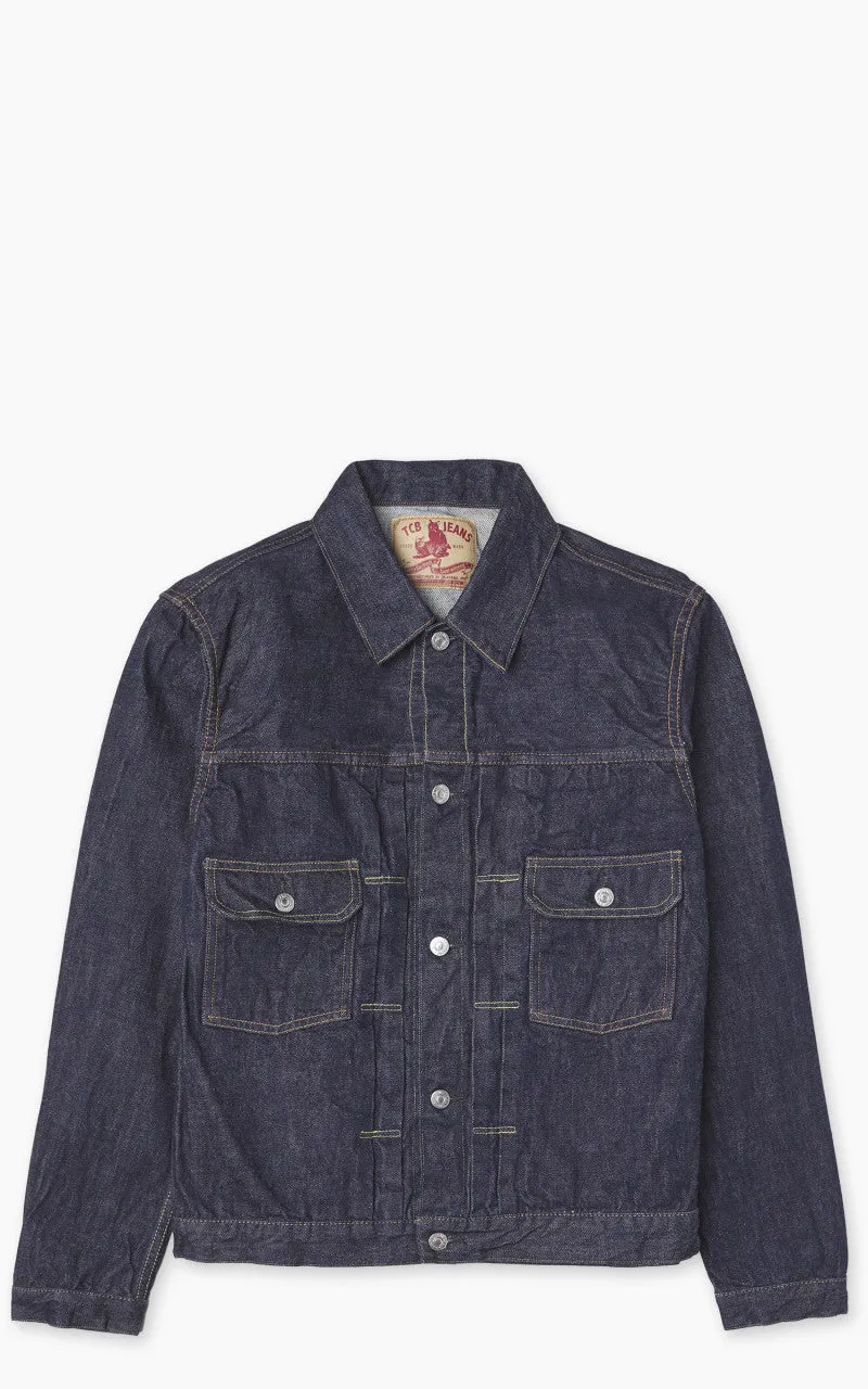 TCB 50's Type 2 Denim Jacket Selvedge Indigo sold by Cultizm