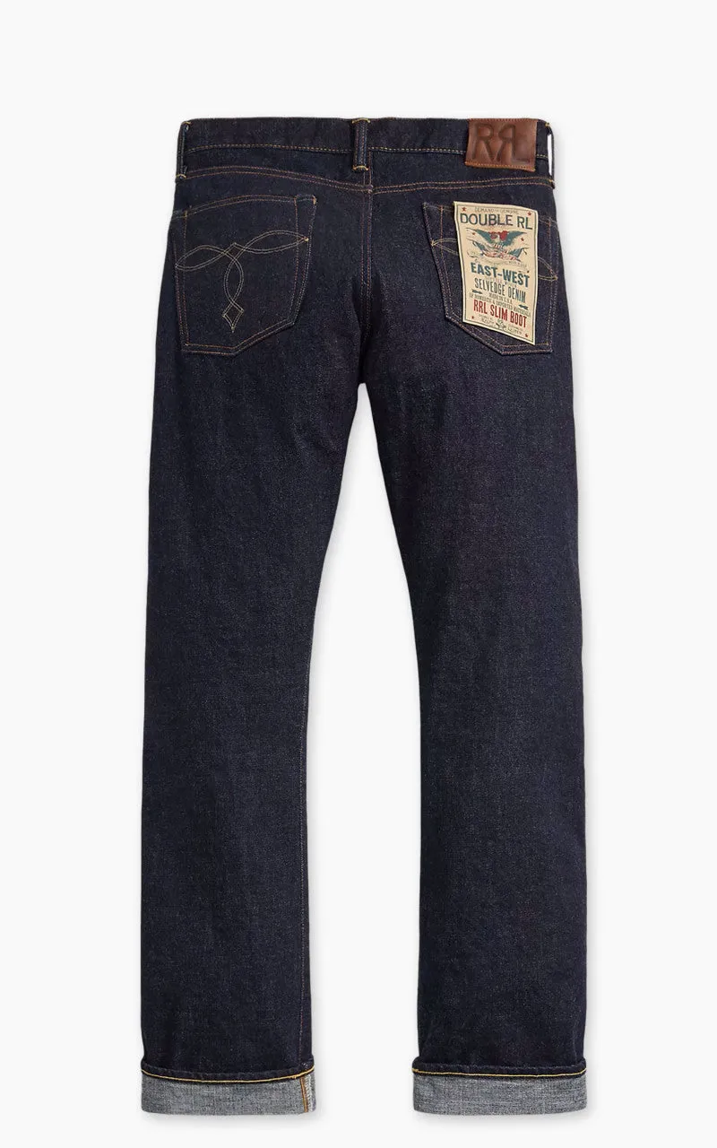 RRL Slim Boot East-West Selvedge Jean Indigo Rinse sold by Cultizm product image thumbnail 3