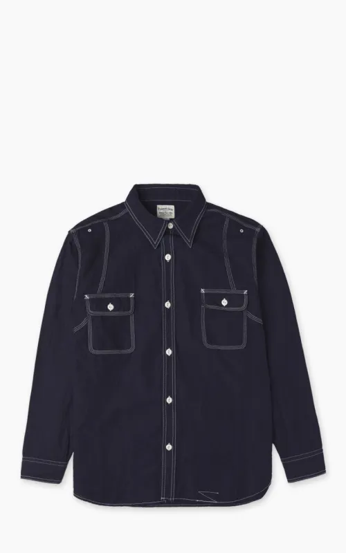 Pherrow's 770WS Denim Work Shirt Indigo made by Pherrow's