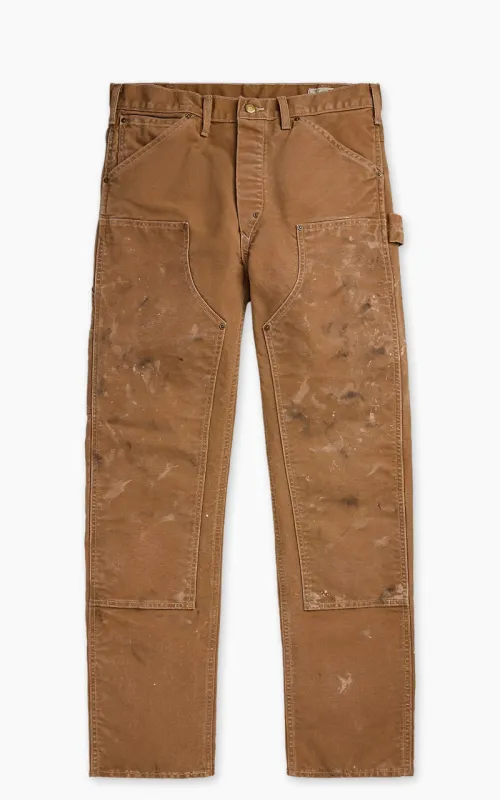RRL Hamilton Distressed Carpenter Trouser Khaki sold by Cultizm