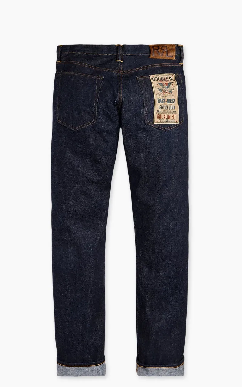 RRL Slim Fit Selvedge Jean Indigo Rinse sold by Cultizm product image thumbnail 2