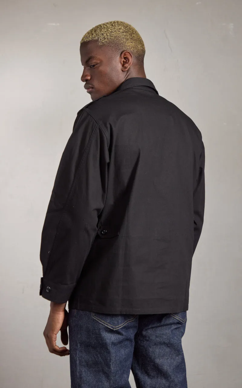 Houston Jungle Fatigue Jacket Cotton Poplin Black sold by Cultizm product image thumbnail 3