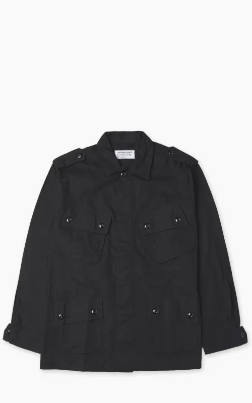 Houston Jungle Fatigue Jacket Cotton Poplin Black sold by Cultizm