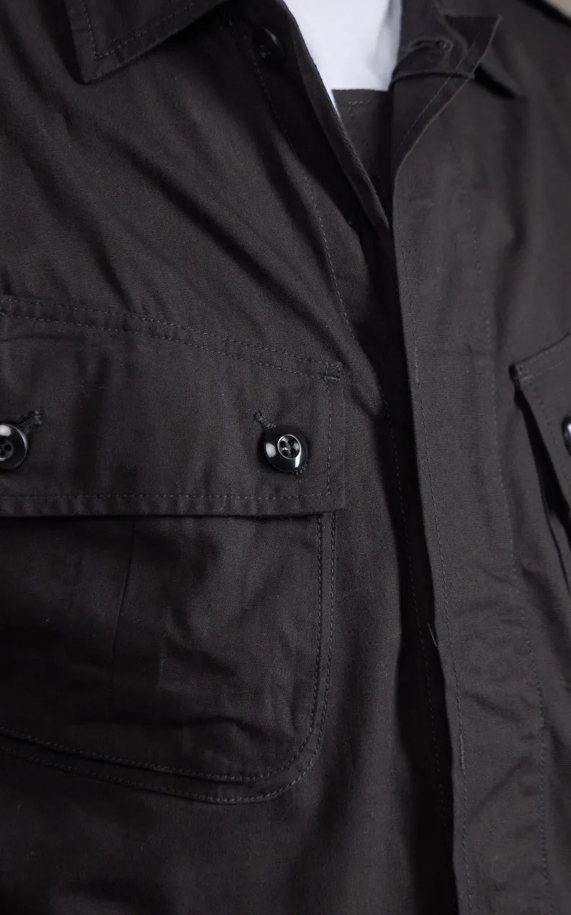 Houston Jungle Fatigue Jacket Cotton Poplin Black sold by Cultizm product image thumbnail 4