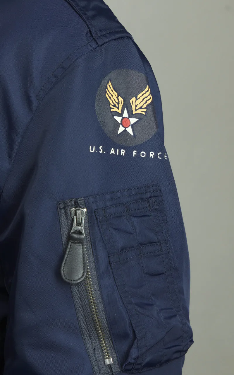 Houston L-2 Flight Jacket Navy sold by Cultizm product image thumbnail 3