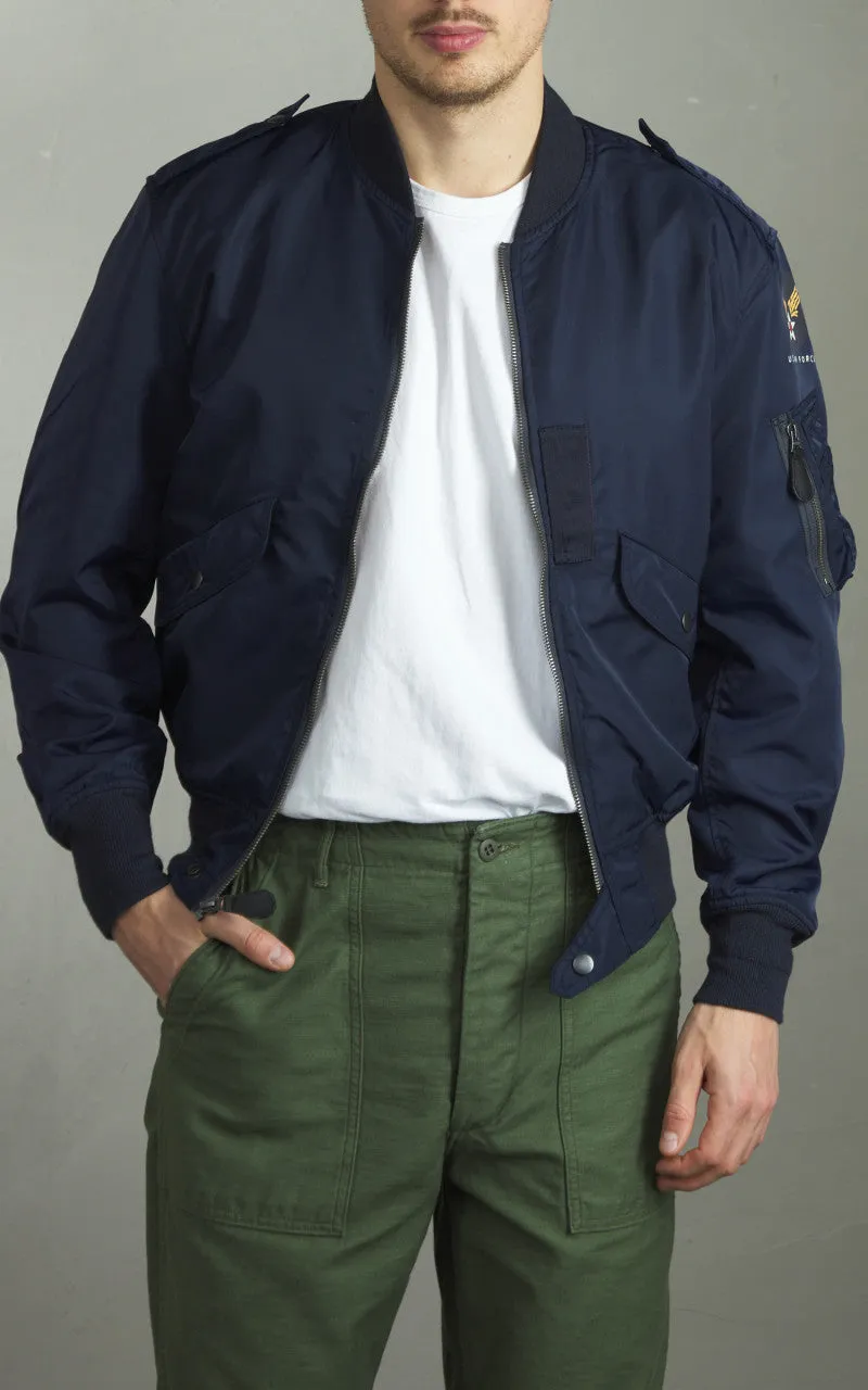 Houston L-2 Flight Jacket Navy sold by Cultizm product image thumbnail 2