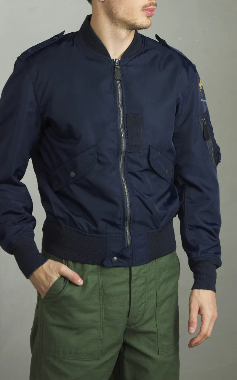 Houston L-2 Flight Jacket Navy sold by Cultizm product image thumbnail 5
