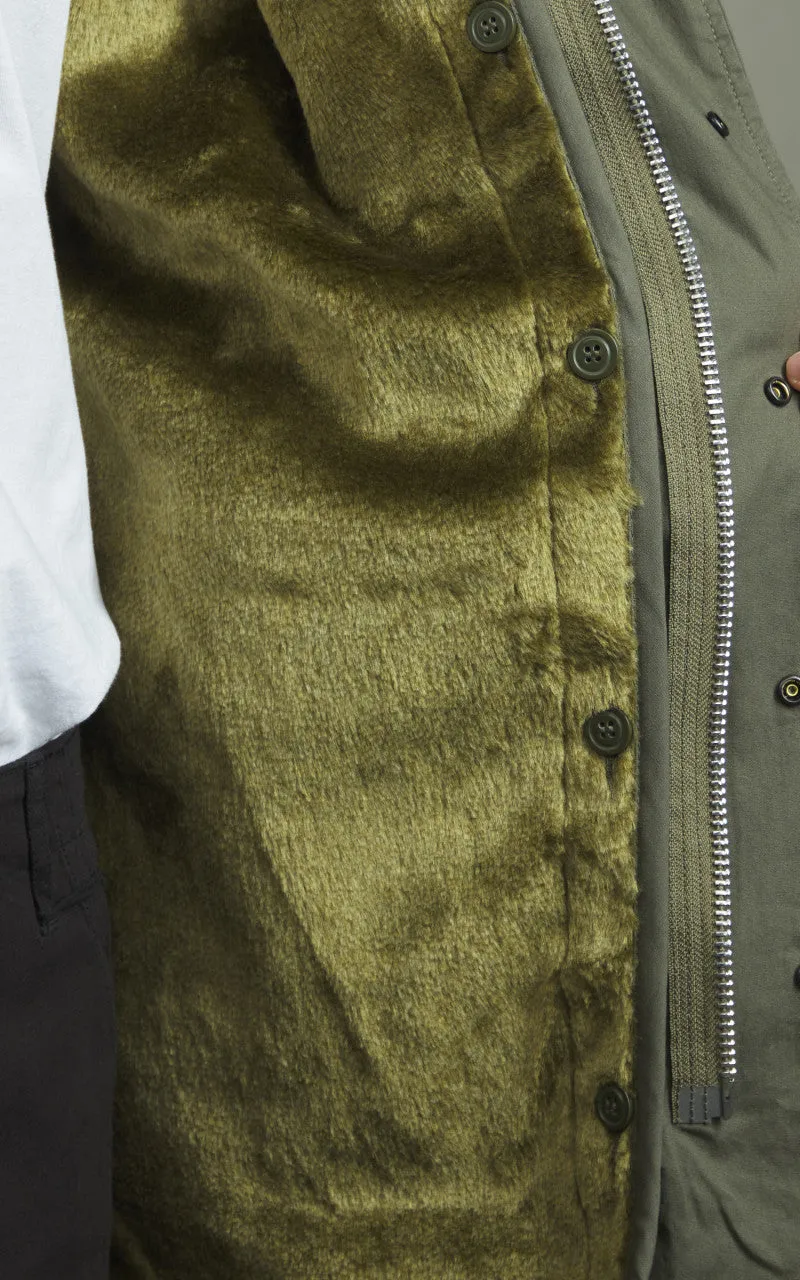 Houston US M51 Fishtail Parka Lined Olive sold by Cultizm product image thumbnail 4