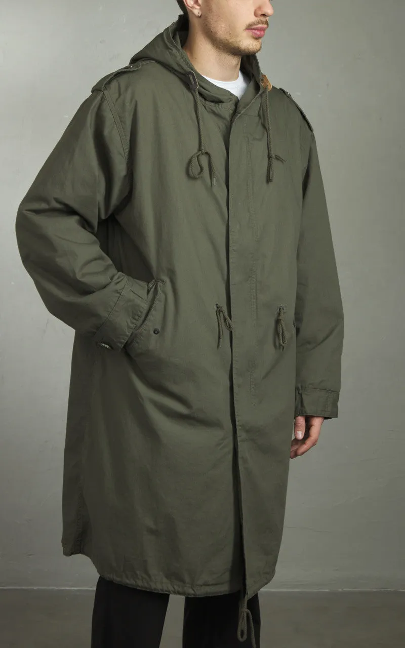 Houston US M51 Fishtail Parka Lined Olive sold by Cultizm product image thumbnail 2