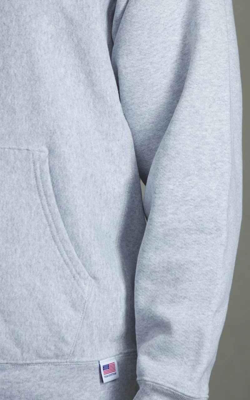 Houston U.S. Cotton R/V Hoodie Heather Grey sold by Cultizm product image thumbnail 3