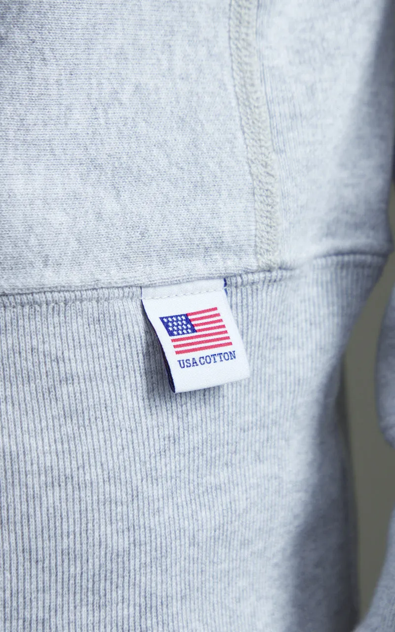 Houston U.S. Cotton R/V Sweatshirt Heather Grey sold by Cultizm product image thumbnail 5