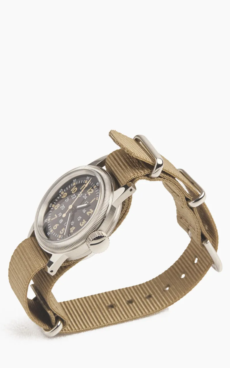 M.R.M.W. A-17 Vintage Military Watch Khaki Nylon Strap sold by Cultizm product image thumbnail 2