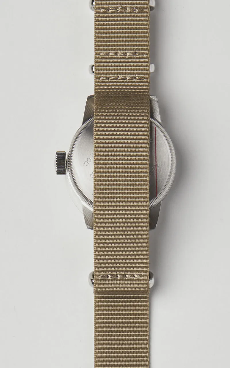 M.R.M.W. A-17 Vintage Military Watch Khaki Nylon Strap sold by Cultizm product image thumbnail 4