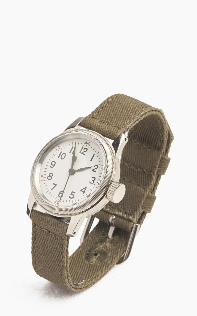 M.R.M.W. A-11 Military Watch 12H Dial Cotton Strap White sold by Cultizm product image thumbnail 3