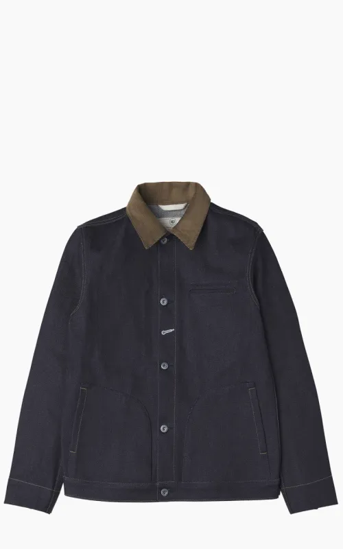 Rogue Territory Supply Jacket Corduroy Collar Selvedge Indigo 22oz sold by Cultizm