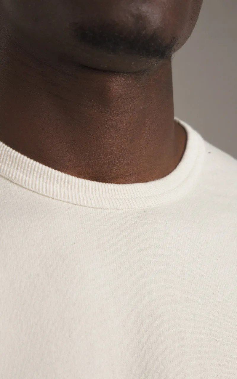 Wonder Looper Double Heavyweight Longsleeve T-Shirt Ecru sold by Cultizm product image thumbnail 5